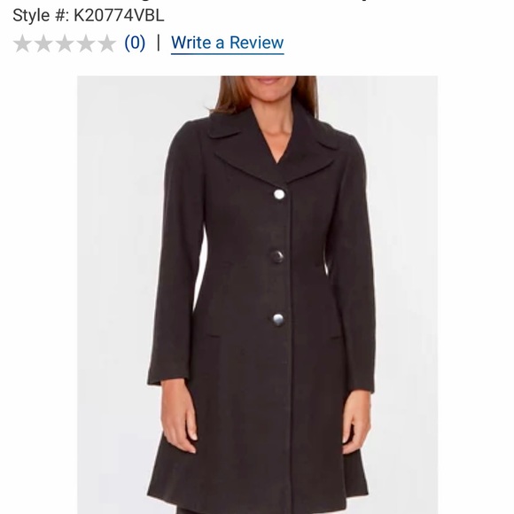 Single Breasted Wool Coat Kate Spade New York